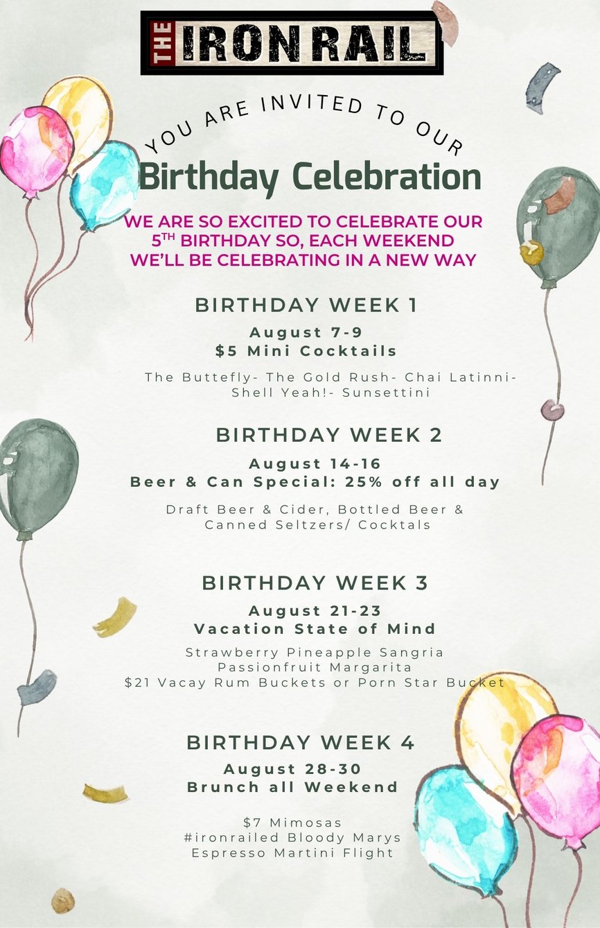 Birthday drinks Flyer